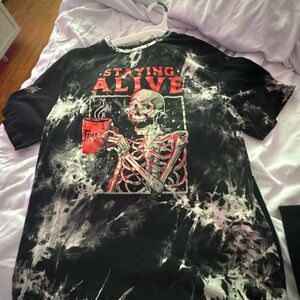 Tie dye graphic t shirt